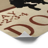 マスクータケネルクラブドッグショー1901 ポスター (角)