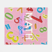 マスクール引用文モダンピガーリーンクおもしろいことわざ フリースブランケット (正面(横))