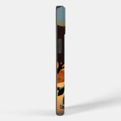 マスク乗り付きスカル自転車乗り Case-Mate iPhoneケース (裏面 / 右)