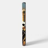 マスク乗り付きスカル自転車乗り Case-Mate iPhoneケース (裏面 / 左)