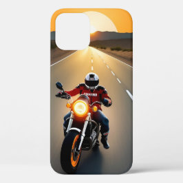 マスク乗り付き自動自転車 iPhone 12ケース