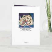 マスク付きノクターンアールデコバレンタインデーハート シーズンカード (裏面)