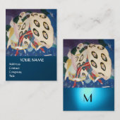 マスク付きノクターン/ベネチアンマスカレードモノグラム 名刺 (正面/裏面)