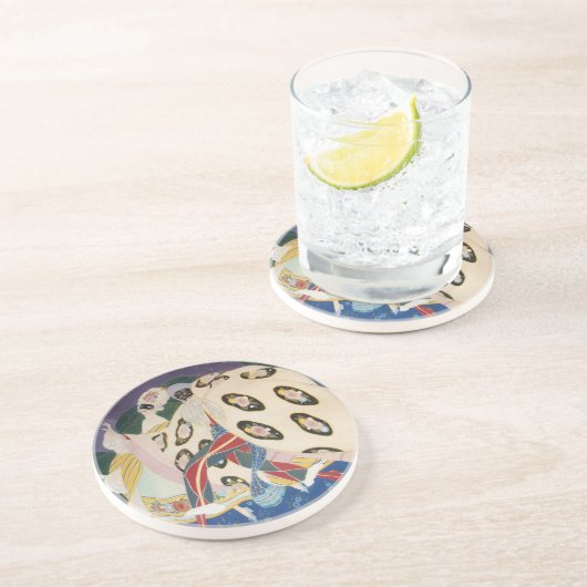 マスク付きノクターン/ベネチアンマスカレード コースター (側面)