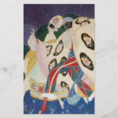 マスク付きノクターン/ベネチアンマスカレード 便箋 (正面)