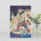 マスク付きノクターン/ベネチアンマスカレード 便箋 (スタンド正面)