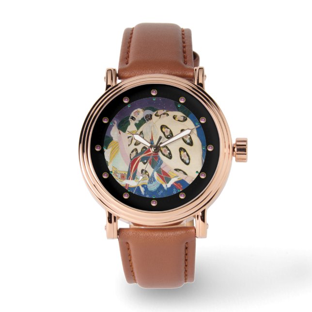 マスク付きノクターン/ベネチアンマスカレード 腕時計 (正面)