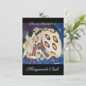 マスク付きノクターン，マルディグラスマスカレードボール 招待状 (スタンド正面)