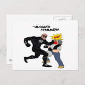 マスク付きハンマー ポストカード (正面/裏面)