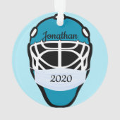 マスク付きホッケーマスクオーナメント オーナメント (裏面)