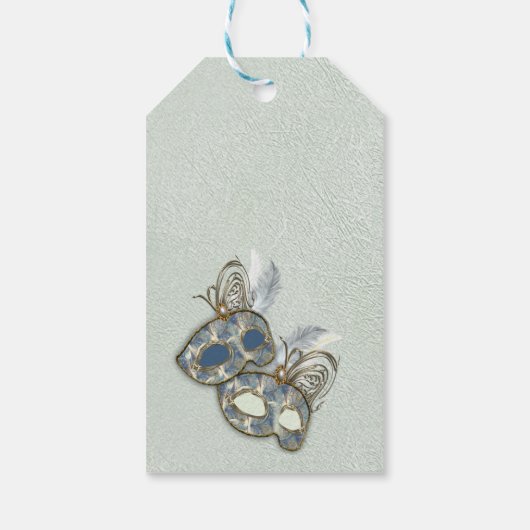 マスク付きロコリッチパターンデザイン ギフトタグ (裏面)