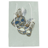 マスク付きロコリッチパターンデザイン ミディアムペーパーバッグ (正面)