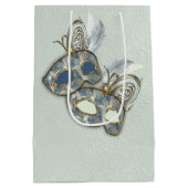 マスク付きロコリッチパターンデザイン ミディアムペーパーバッグ (裏面)