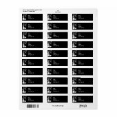 マスク付エレガントヴィンテージ婦人 ラベル (フルシート)