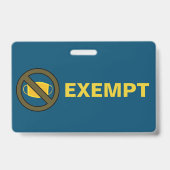 マスク免除ひまわりバッジ バッジ (裏面)