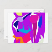 マスク善悪徳小説こうもり ポストカード (正面/裏面)