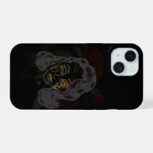 マスク柄携帯ケース iPhone 15ケース (裏面横)
