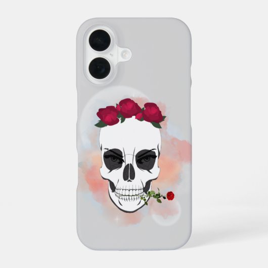 マスク柄携帯ケース iPhone 16ケース (裏面)