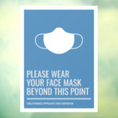 マスク着用窓用シール ウィンドウサイン (シート3)