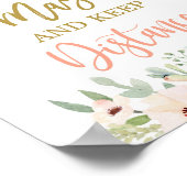 マスク衣服の記号 ポスター (角)