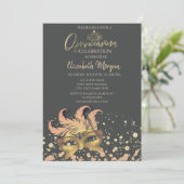 マスク、コンフェッティ ドット マスカレード キンセアニエラ 招待状 (スタンド正面)