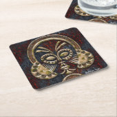 マスク スクエアペーパーコースター (アングル)