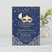 マスク,ストリングライト,レース,星のキンセアニエラ 招待状 (スタンド正面)