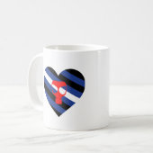 マスク プライド コーヒーマグカップ (正面左)