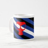 マスク プライド フラッグ コーヒーマグカップ (正面左)