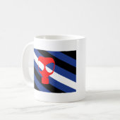 マスク プライド フラッグ コーヒーマグカップ (正面左)