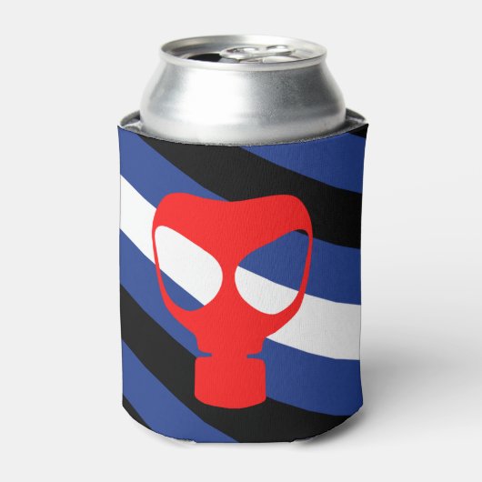 マスク プライド フラッグ 缶クーラー (缶正面)