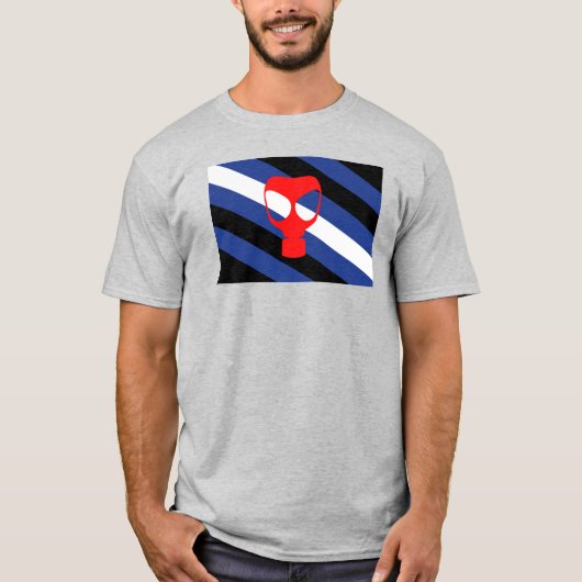 マスク プライド フラッグ Tシャツ (正面)