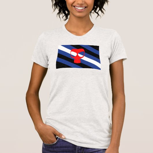 マスク プライド フラッグ Tシャツ (正面)