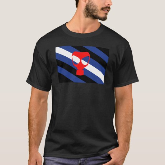 マスク プライド フラッグ Tシャツ (正面)