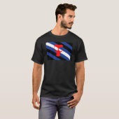 マスク プライド フラッグ Tシャツ (正面フル)