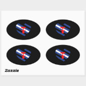 マスク プライド 楕円形シール (シート)