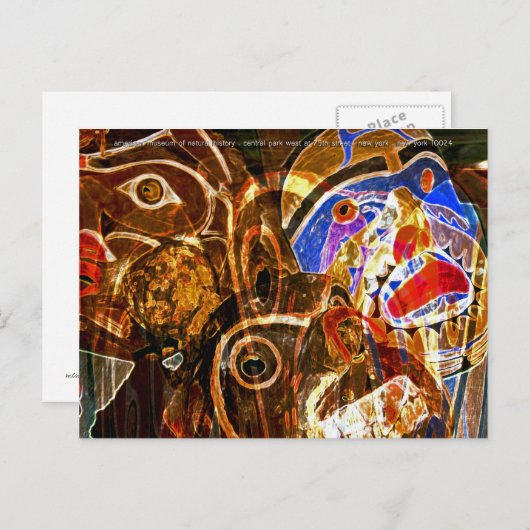 マスク ポストカード (正面/裏面)