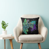 マスク-孔雀 クッション (椅子)