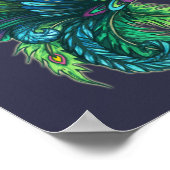 マスク – 孔雀 ポスター (角)