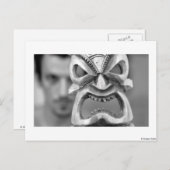 マスク-郵便はがき ポストカード (正面/裏面)