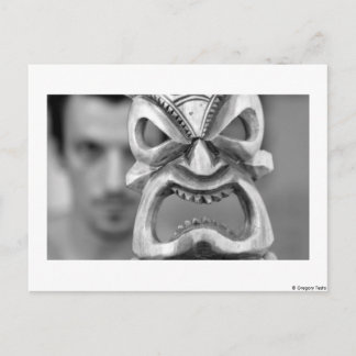 マスク-郵便はがき ポストカード