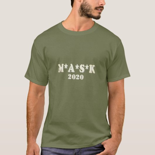 マスク 2020 Tシャツ (正面)