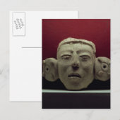 マスク， 500-900 AD ポストカード (正面/裏面)