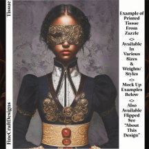 マスクEM4LデコページのSteampunkダークスキンウーマン