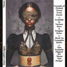 マスクEM4RデコページのSteampunkダークスキンウーマン