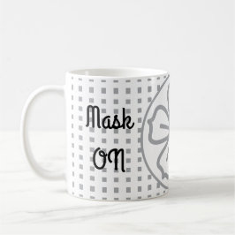 マスクONマスクOFFソーシャル配信 コーヒーマグカップ
