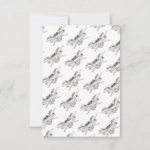 マスケットクールアーヒーローキッズボーバースデーパーティー サンキューカード (裏面)