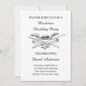 マスケットクールアーヒーローキッズボーバースデーパーティー 招待状 (正面)