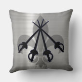 マスケットヤードソウズシルバー装飾用クッション クッション (裏面)