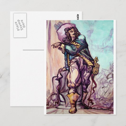 マスケット人 ポストカード (正面/裏面)